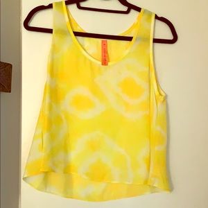Eight Sixt Yellow Tie Die Tank